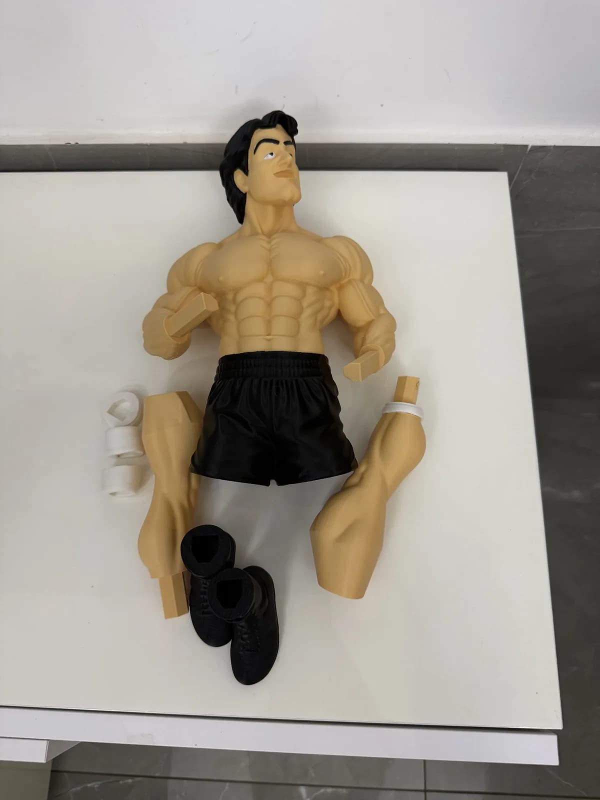 Estatueta Caricatura Boxeador 40 cm Impressão 3D