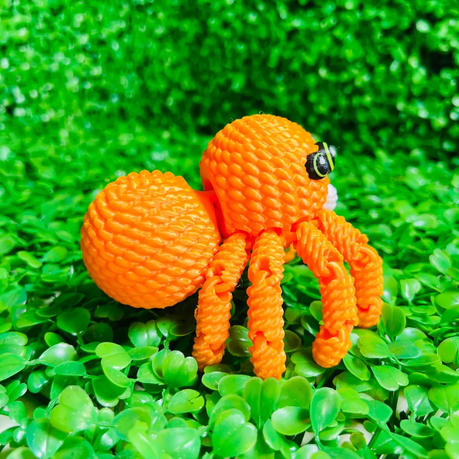 Miniatura Aranha Articulada Efeito Crochê Impressão 3D