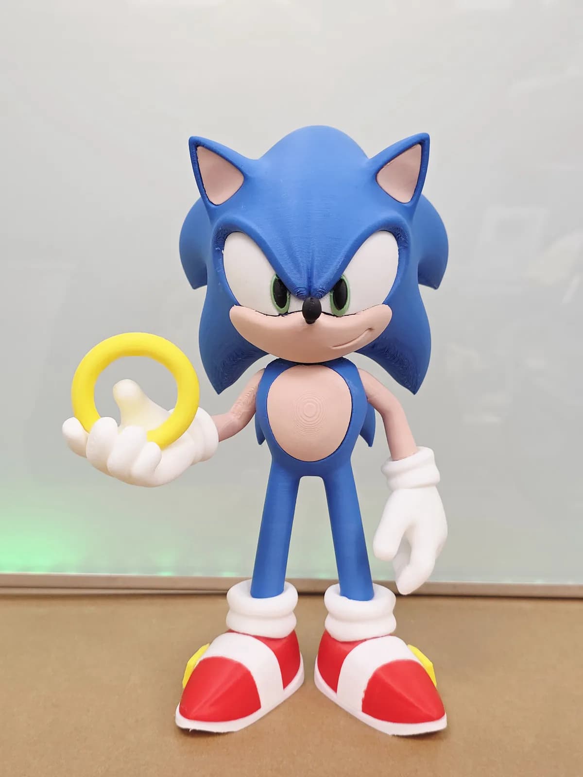 Miniatura Sonic the Hedgehog 24 cm Impressão 3D