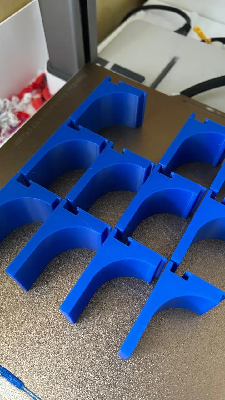 Suporte de Parede para Pista de Carrinhos Impressão 3D