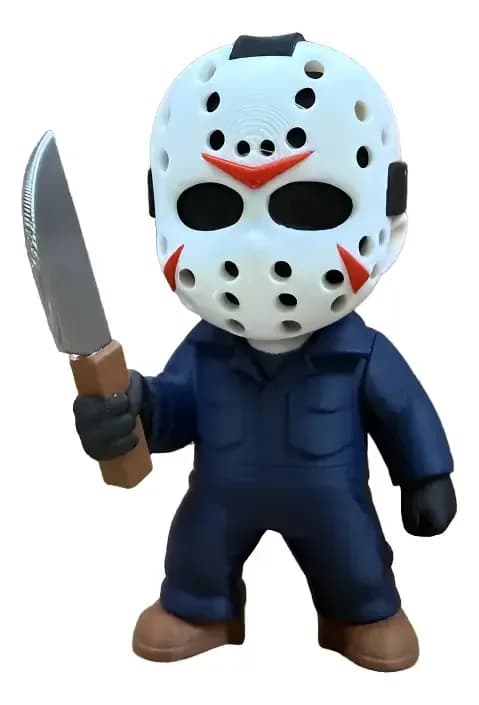 Boneco: Jason 24cm Filme Sexta Feira 13 - 3d