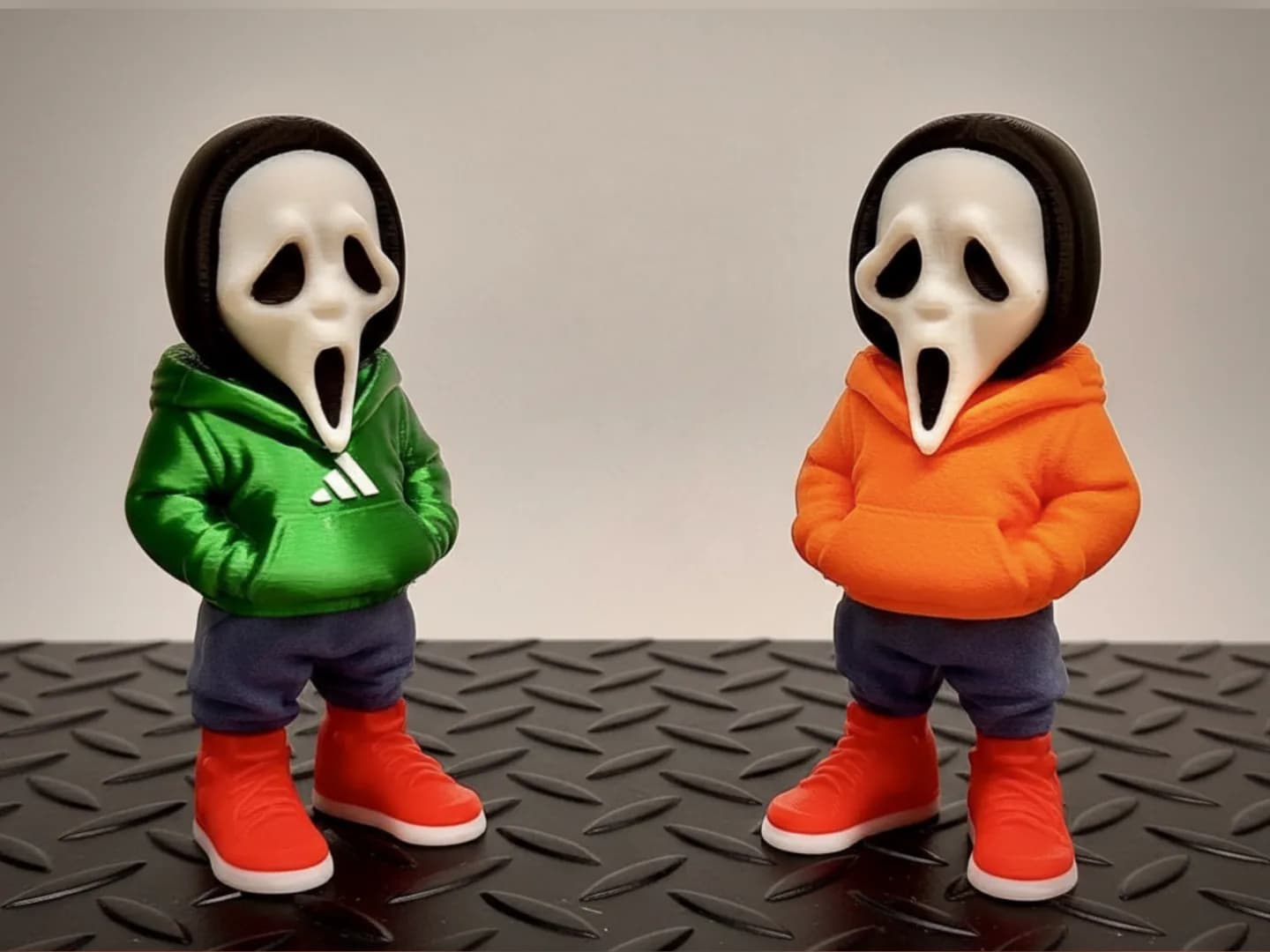 Boneco Fantasma Mascarado de Moletom Impressão 3D