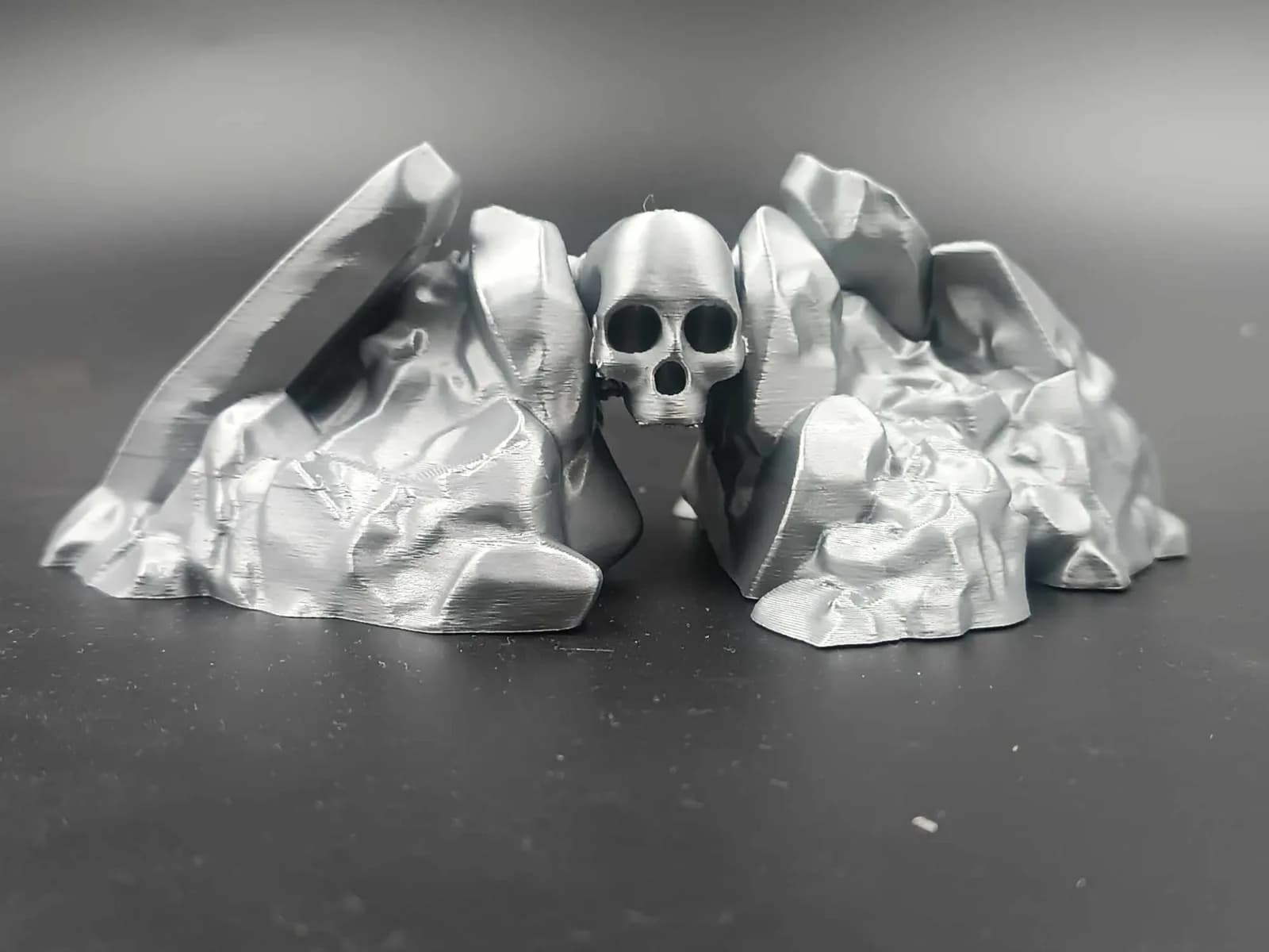 Cenário Entrada de Caverna Caveira RPG Impressão 3D