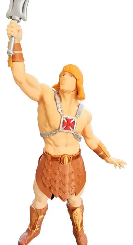 He-man 3d Escultura Decorativa Clássica Tamanho Grande 65 Cm