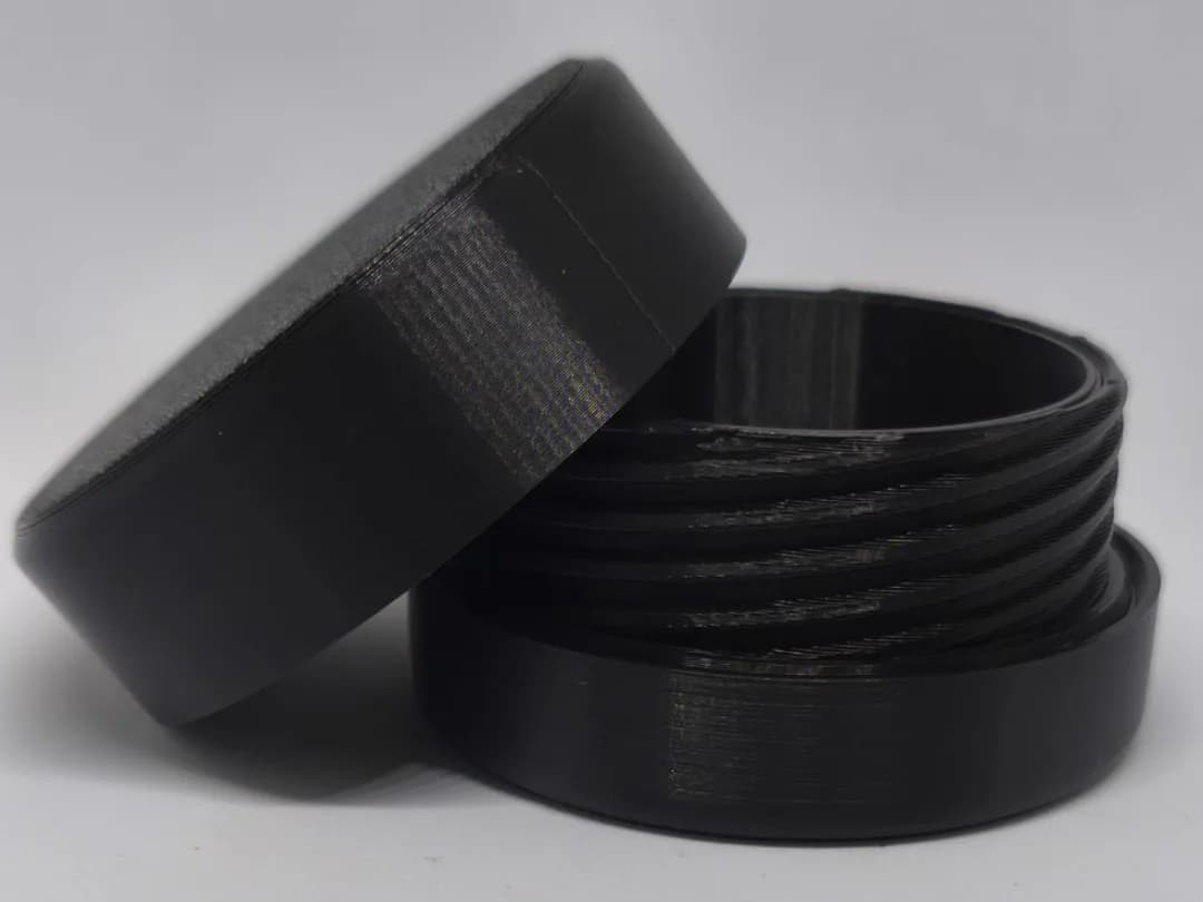 Pote Tubo com Tampa Rosca para Geocaching Impressão 3D
