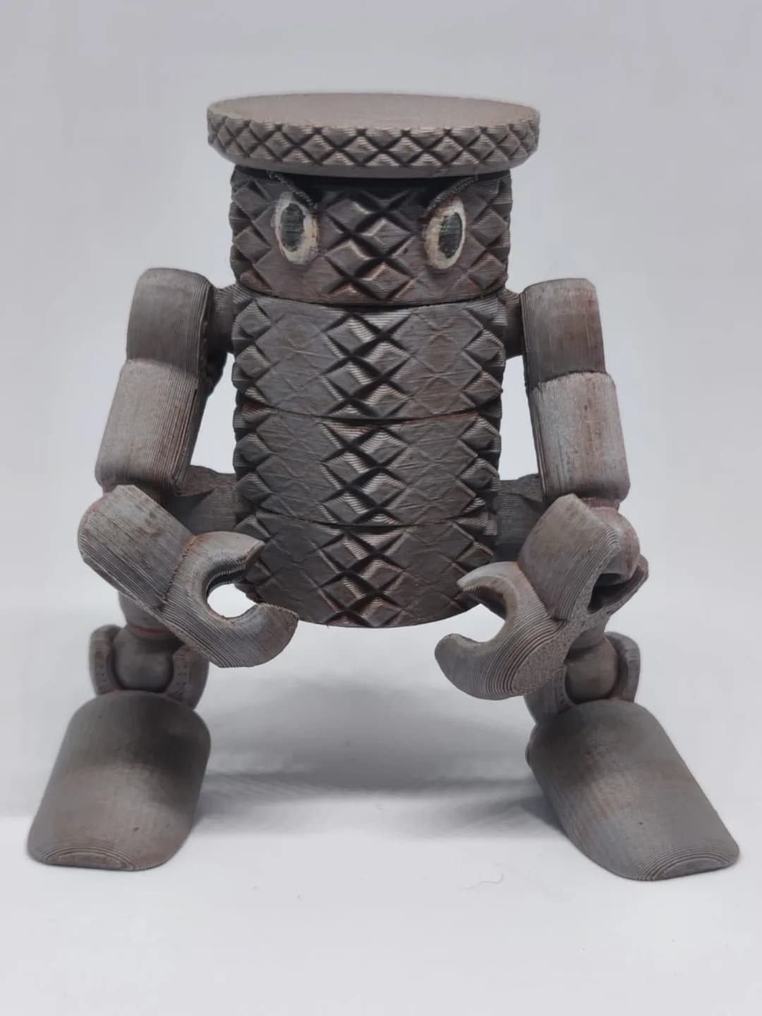 Boneco Parafuso e Porca Encaixável Impressão 3D