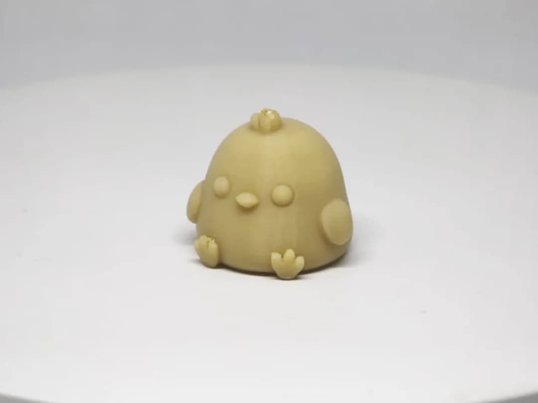 Miniatura Pintinho Fofo Impressão 3D