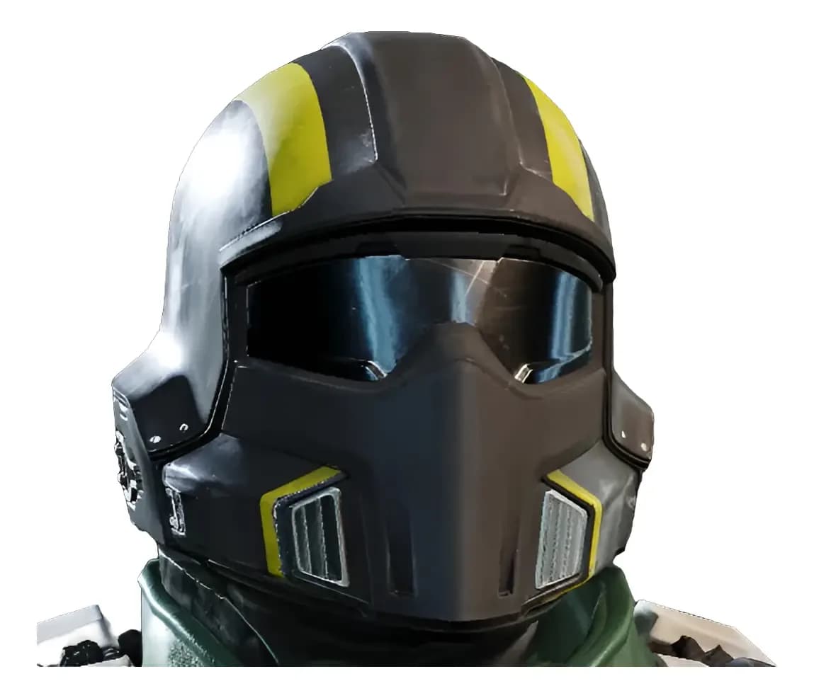 Capacete Tático Helldivers 2 B-o Cosplay - 3d