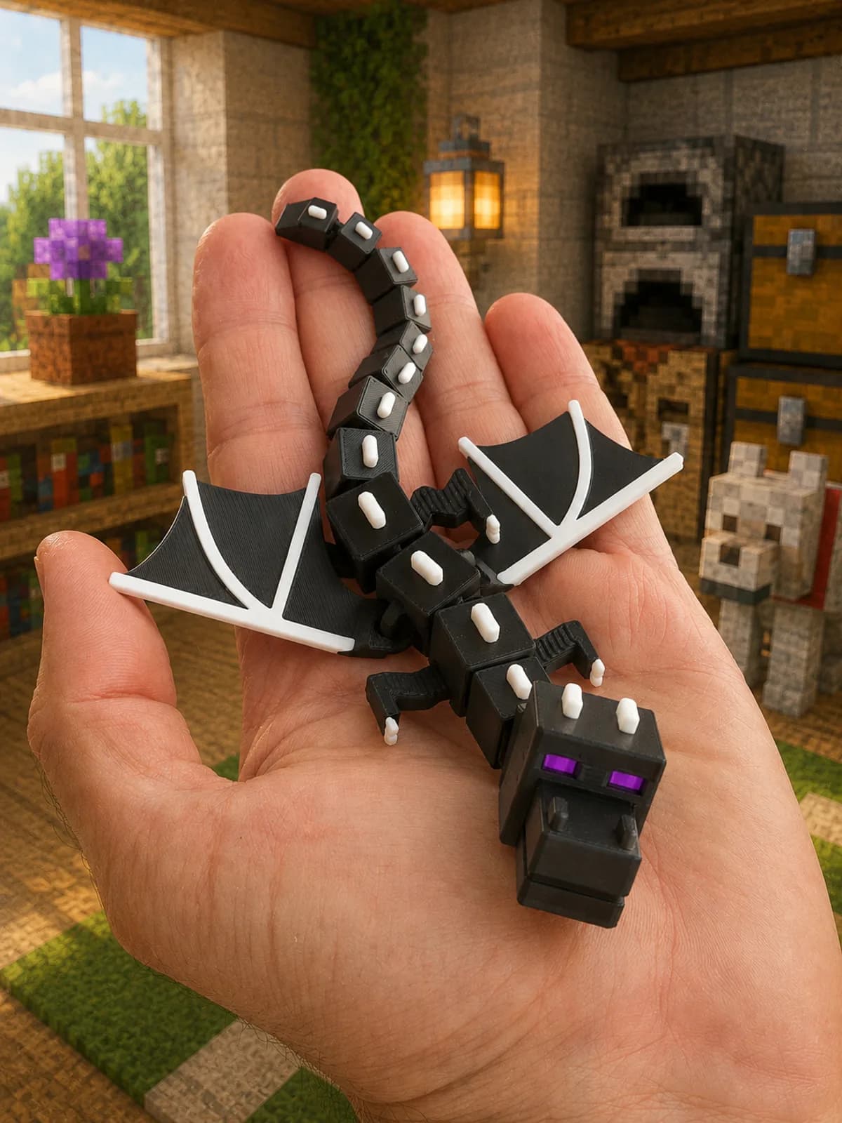 Dragão Articulado de Blocos Impressão 3D