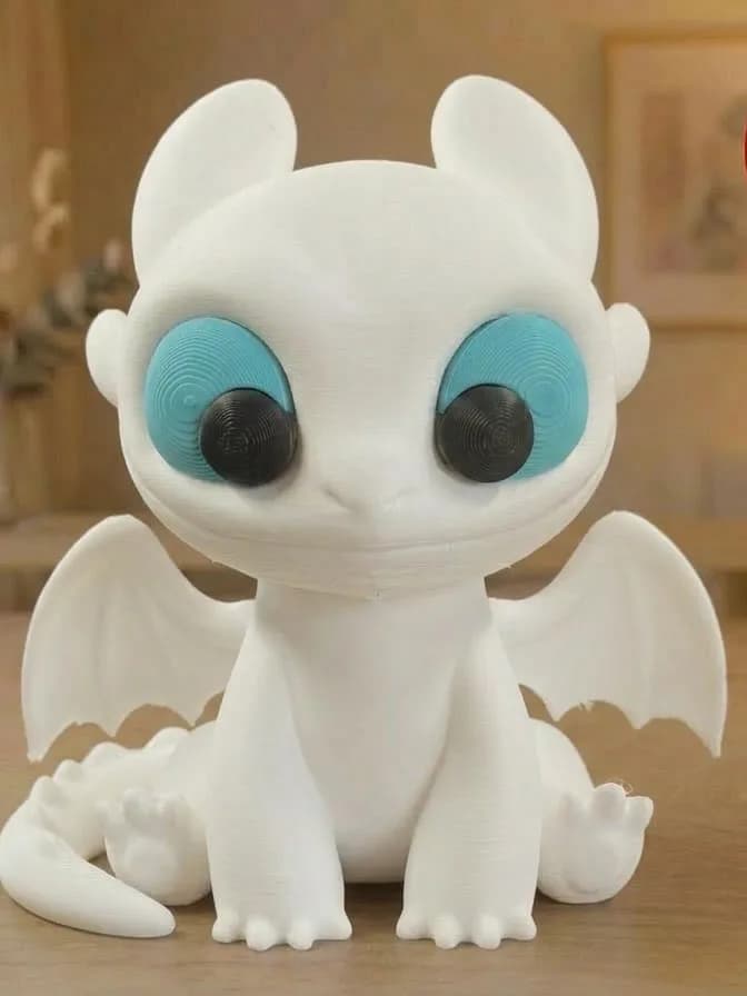 Boneco Dragão Fúria da Luz Como Treinar o Seu Dragão 12 cm