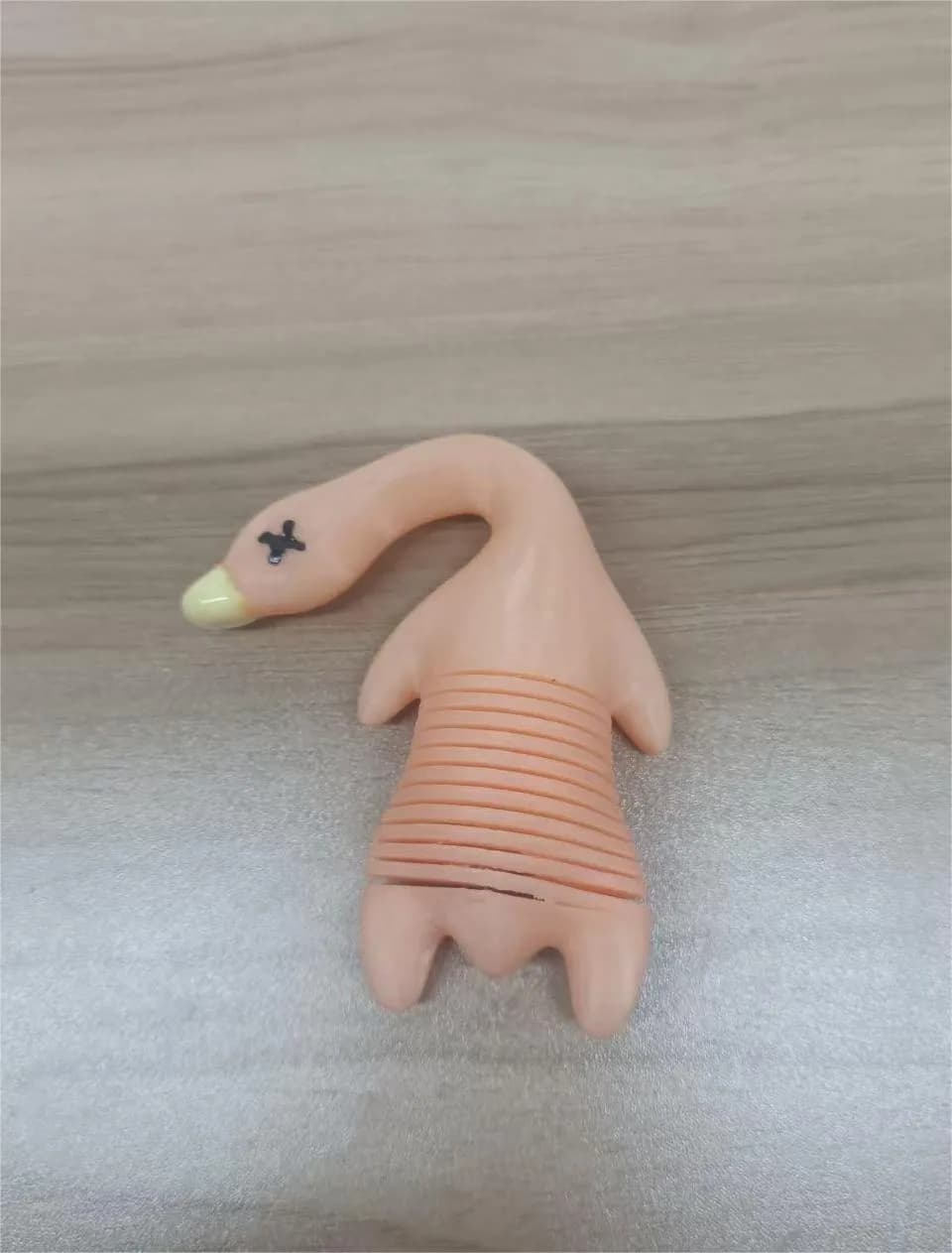 Chaveiro Pato Assado de Mola Impressão 3D