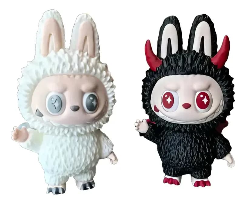 Boneco Para Decoração Labubu Arcanjo Anjo E Demônio - 3d