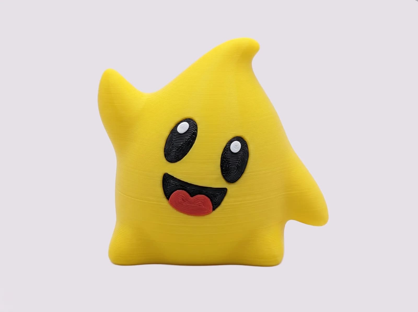 Estatueta Estrelinha Luma Amarela Impressão 3D