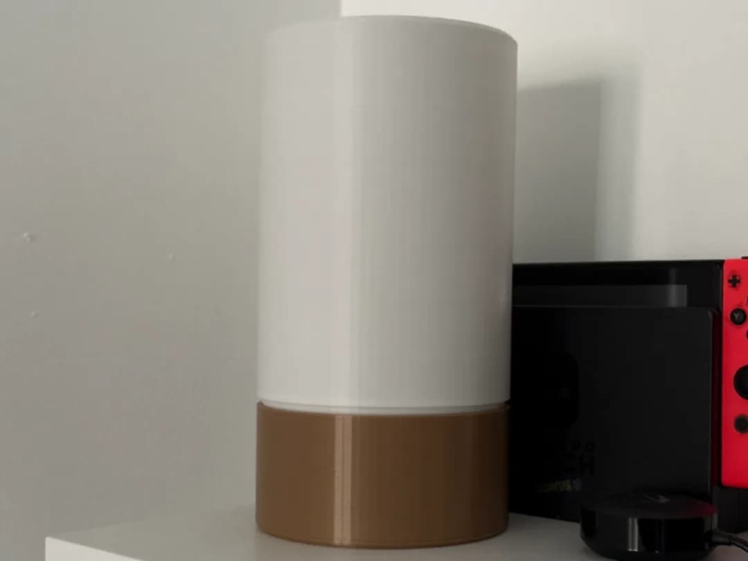 Luminária Moderna com Fita LED Impressão 3D