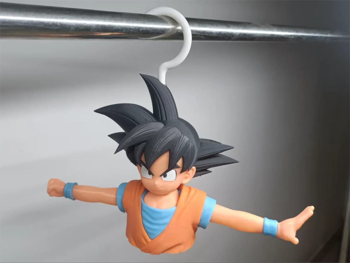Cabide Garoto Guerreiro de Anime Impressão 3D