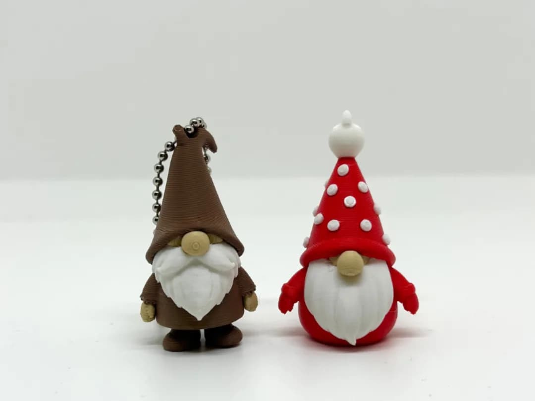 Chaveiro Mini Gnomo Impressão 3D