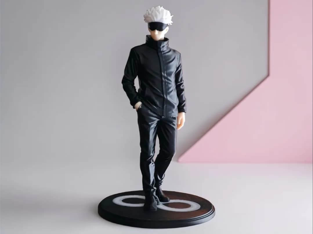 Estatueta Gojo Satoru 18 cm Impressão 3D