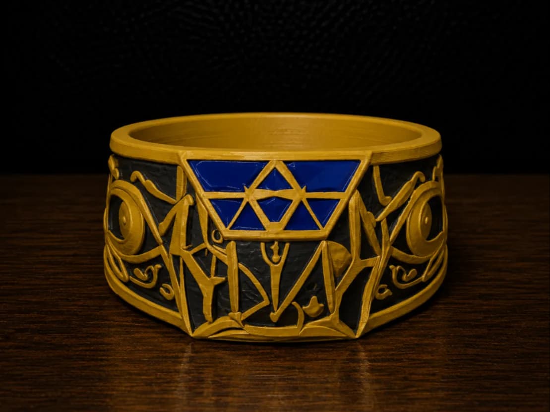 Anel Decorativo de Fantasia Tijnya do Saber Impressão 3D
