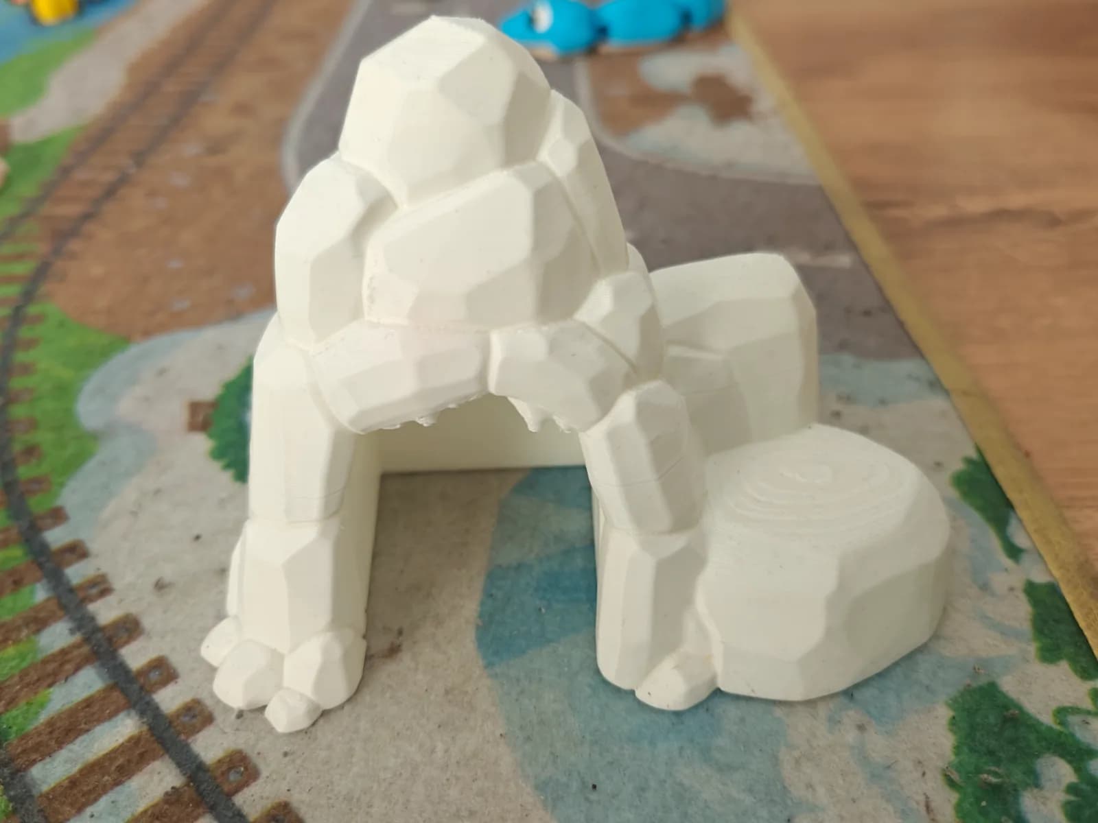 Caverna de Pedra para Bonecos Impressão 3D