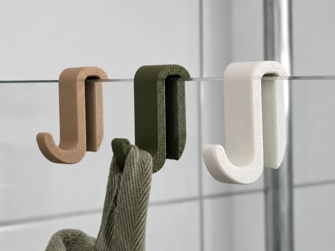 Gancho para Toalha de Box de Banheiro Impressão 3D