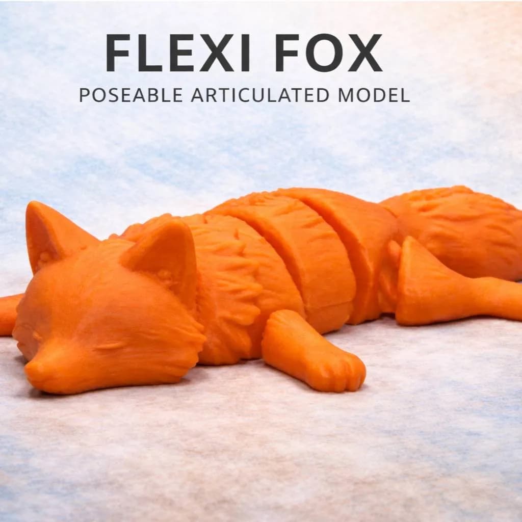 Raposa Articulada Flexi Impressão 3D