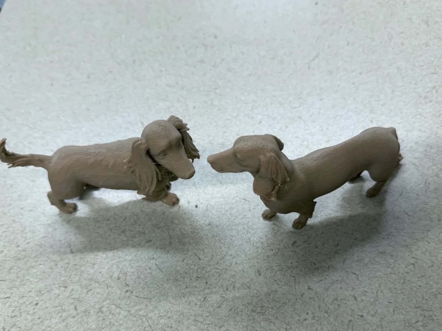 Estatuetas Dois Dachshunds Impressão 3D