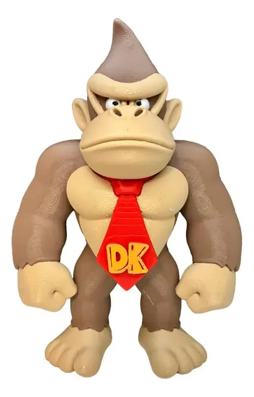 Donkey Kong Nintendo 3d Escultura Decorativa 11cm
