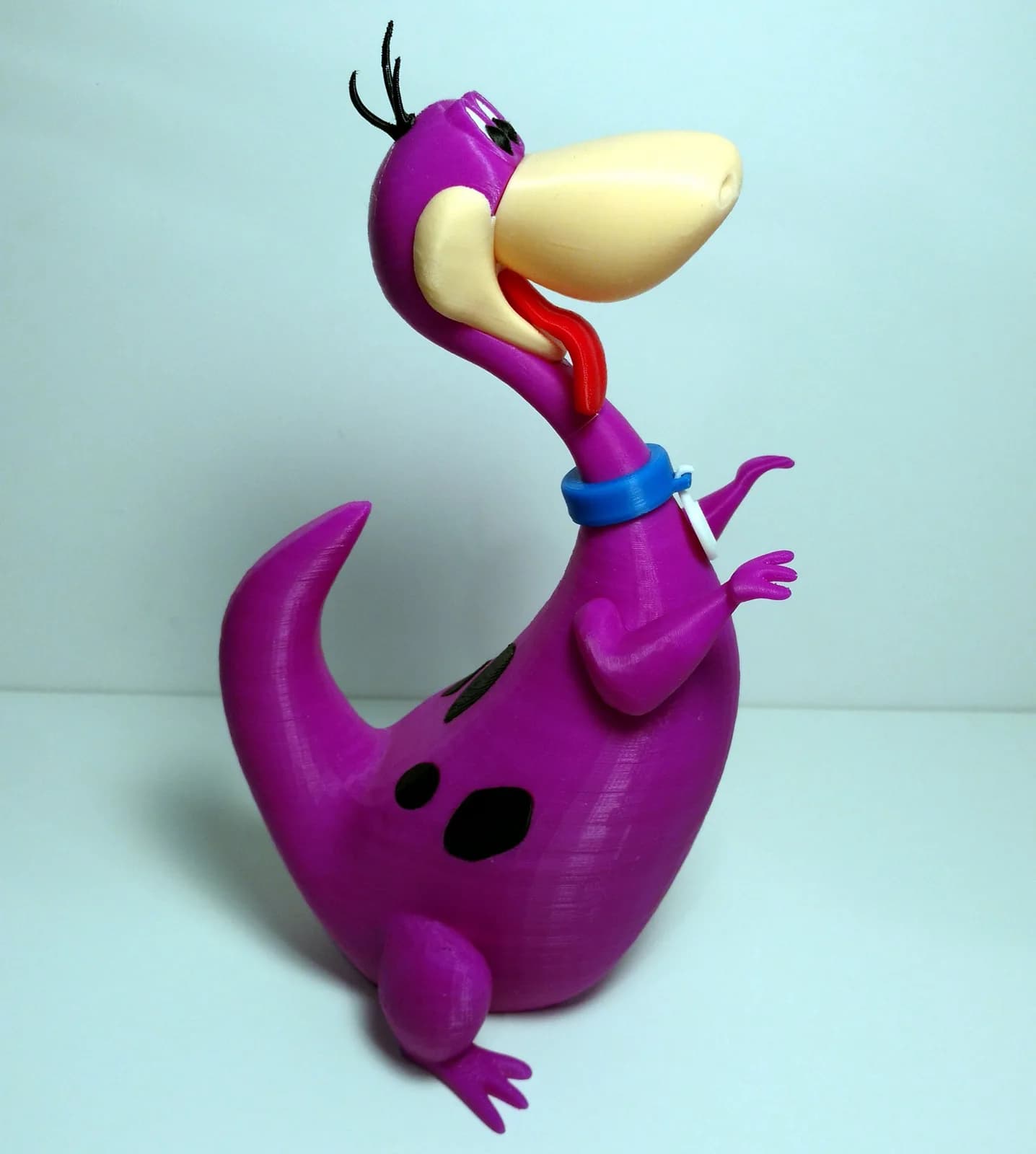 Boneco Dino Os Flintstones Roxo 24 cm