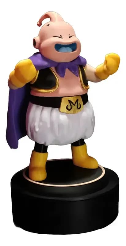 Boneco Majin Buu 3d 15cm Dragon Ball Z Colecionável Anime