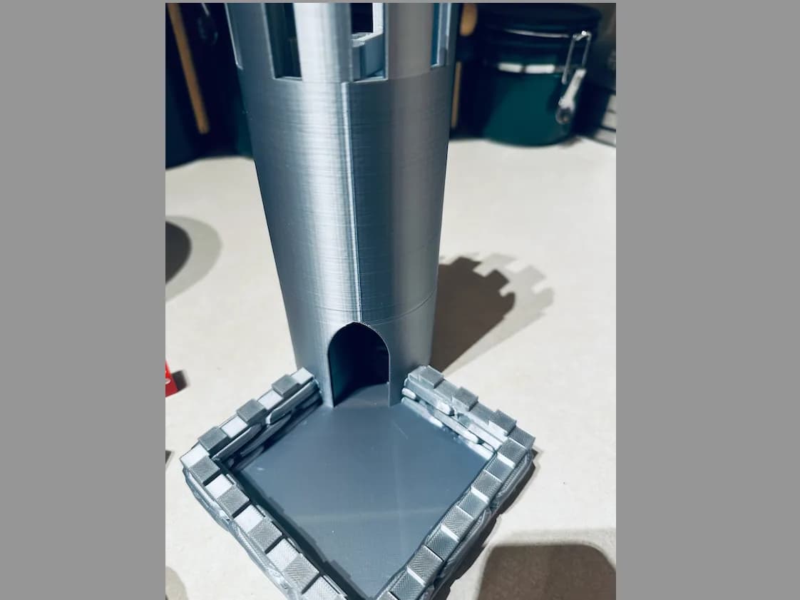 Torre de Dados Castelo Impressão 3D