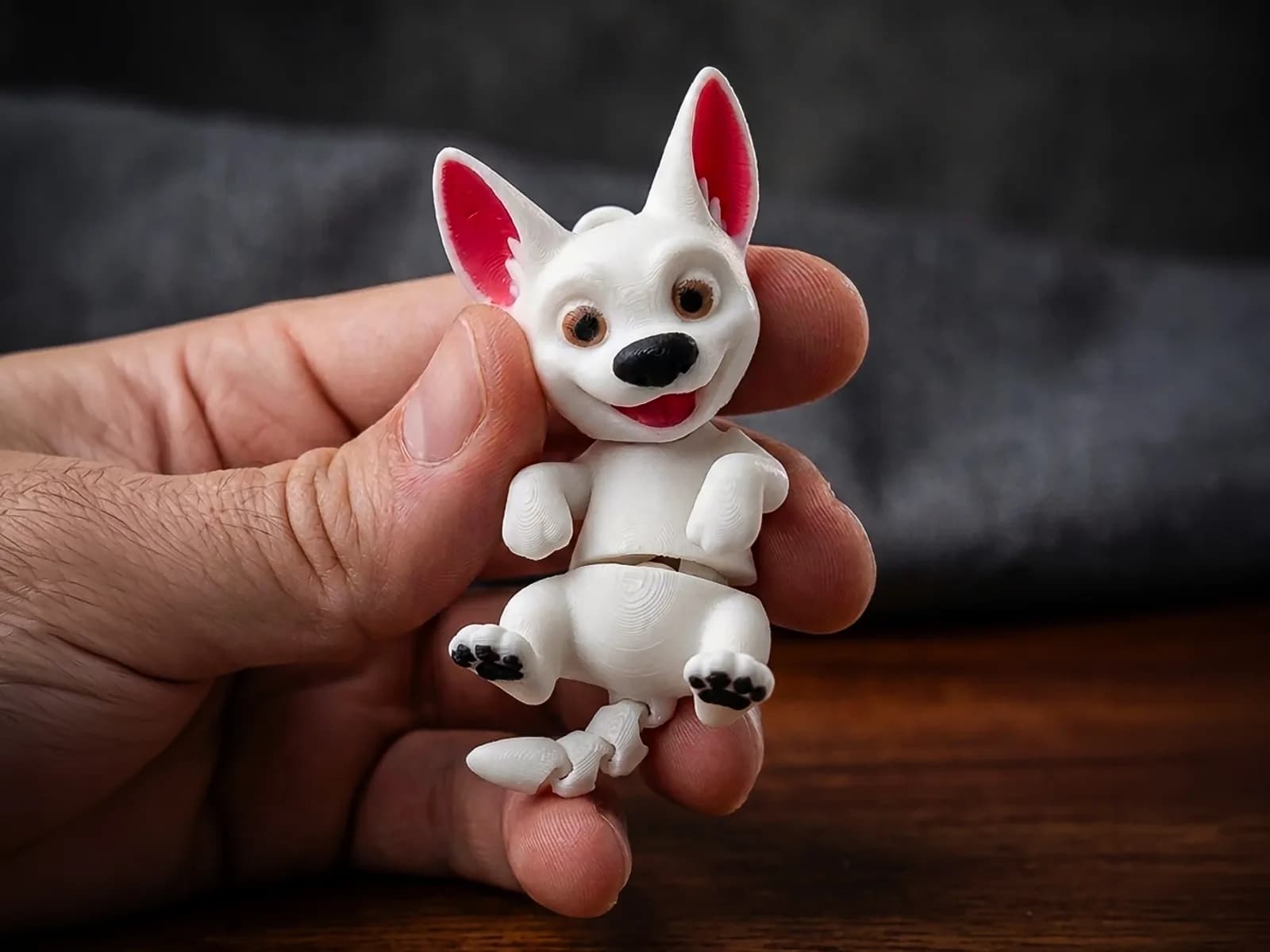 Cachorrinho Bolt Articulado Impressão 3D
