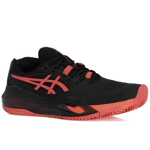 Tênis Asics Gel Resolution X Clay - Saibro - Preto e Coral