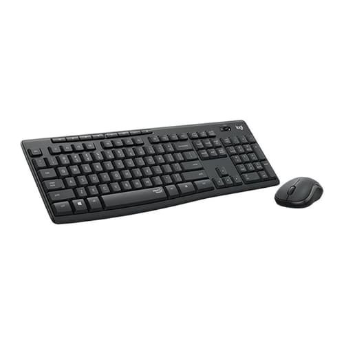 KIT TECLADO E MOUSE LOGITECH SEM FIO MK295 USB SILENT WIRELESS PRETO, 920-009793