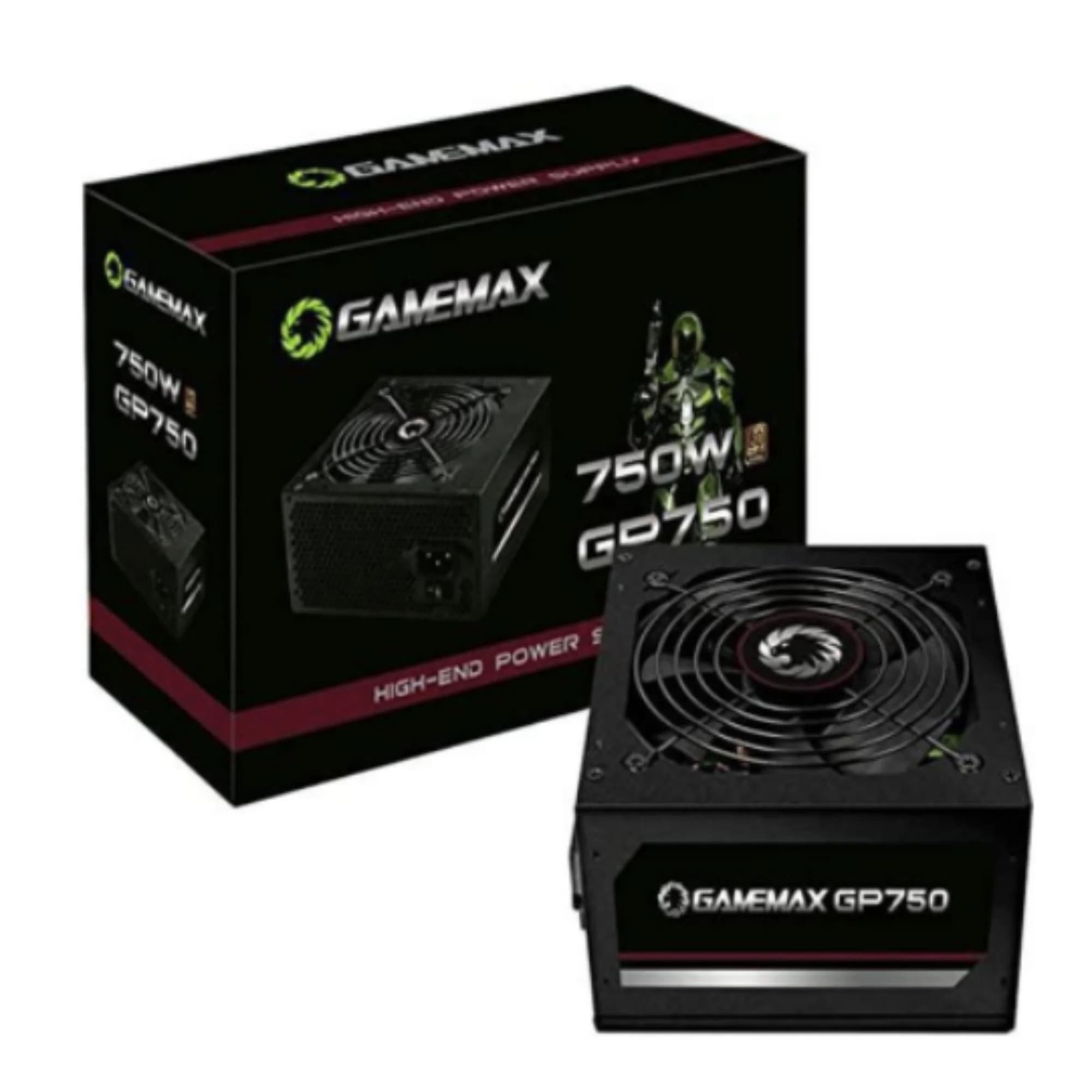 FONTE 750W GAMEMAX 80PLUS BRONZE COM PFC GP750 BOX