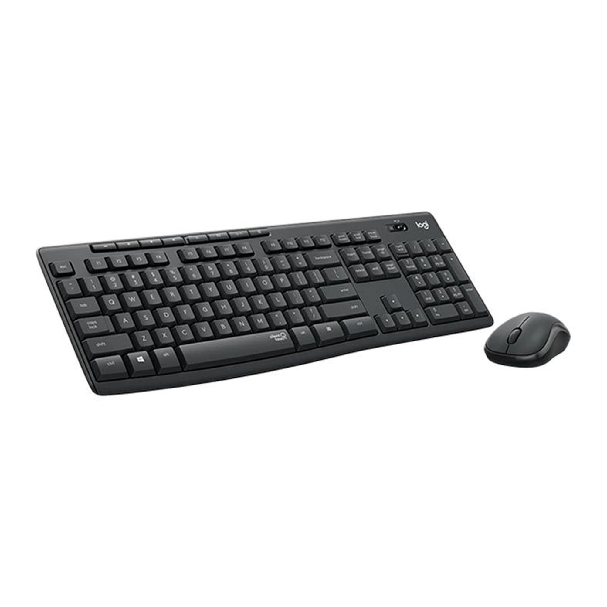 KIT TECLADO E MOUSE LOGITECH SEM FIO MK295 USB SILENT WIRELESS PRETO, 920-009793