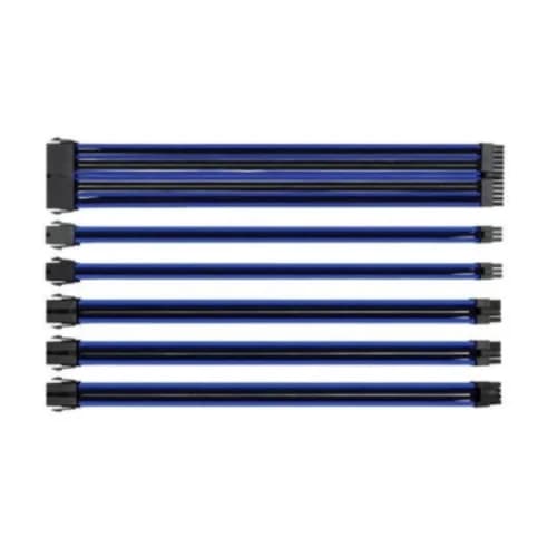 KIT DE EXTENSAO DE CABO SLEEVED TT CABLE PRETO E AZUL / 300MM/ COMBO PACK AC035CN1NANA1
