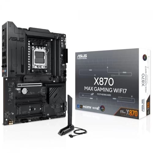 PLACA MAE ASUS X870-P PRIME PRETA E BRANCA (AM5/ 4XDDR5/ HDMI/ DISPLAYPORT/ M.2/ USB 4)