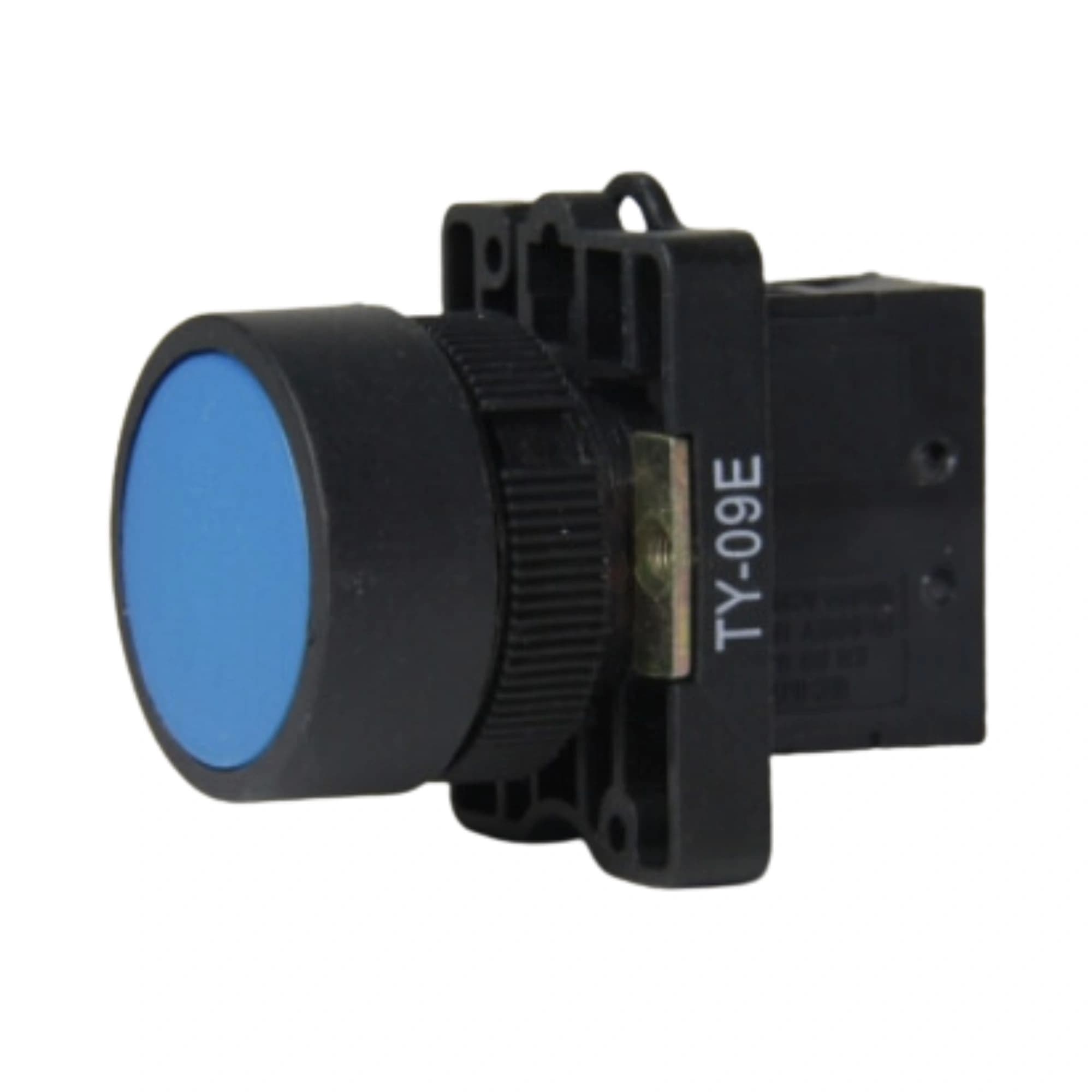 Botão de comando plástico 22mm azul 1NA HB2-EA61