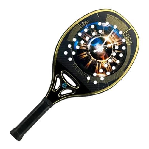 Raquete de Beach Tennis Turquoise Revolution Time Blue – Carbono 3K