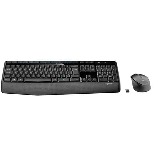 KIT TECLADO E MOUSE LOGITECH SEM FIO MK345 - ABNT-2