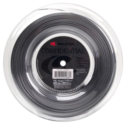 Passada de Corda Solinco Confidential 16L 1.25mm - Chumbo