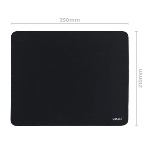 MOUSE PAD GAMER PRETO (24cm X 20cm)