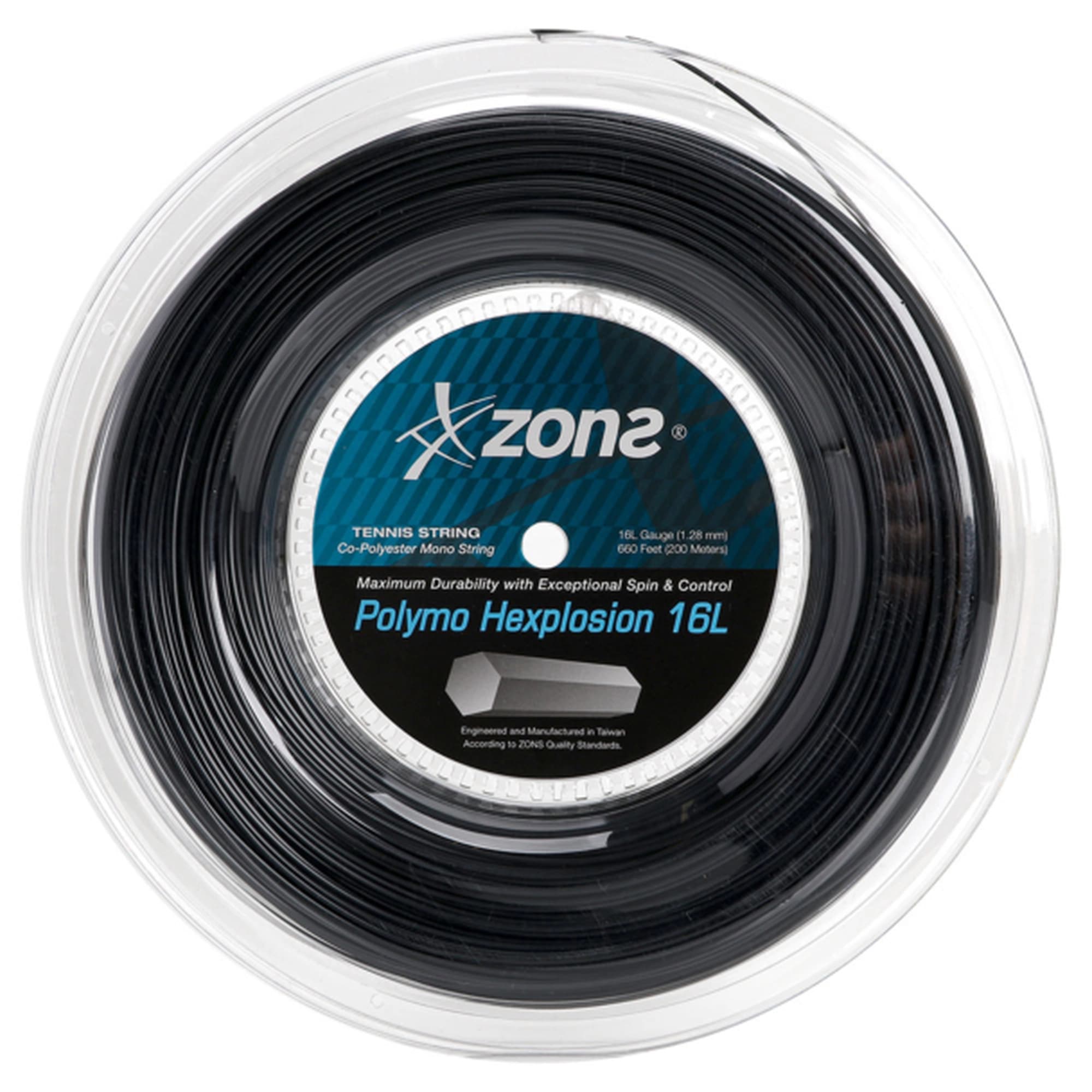 Passada de Corda Zons Hexplosion 16L 1.28mm - Preta