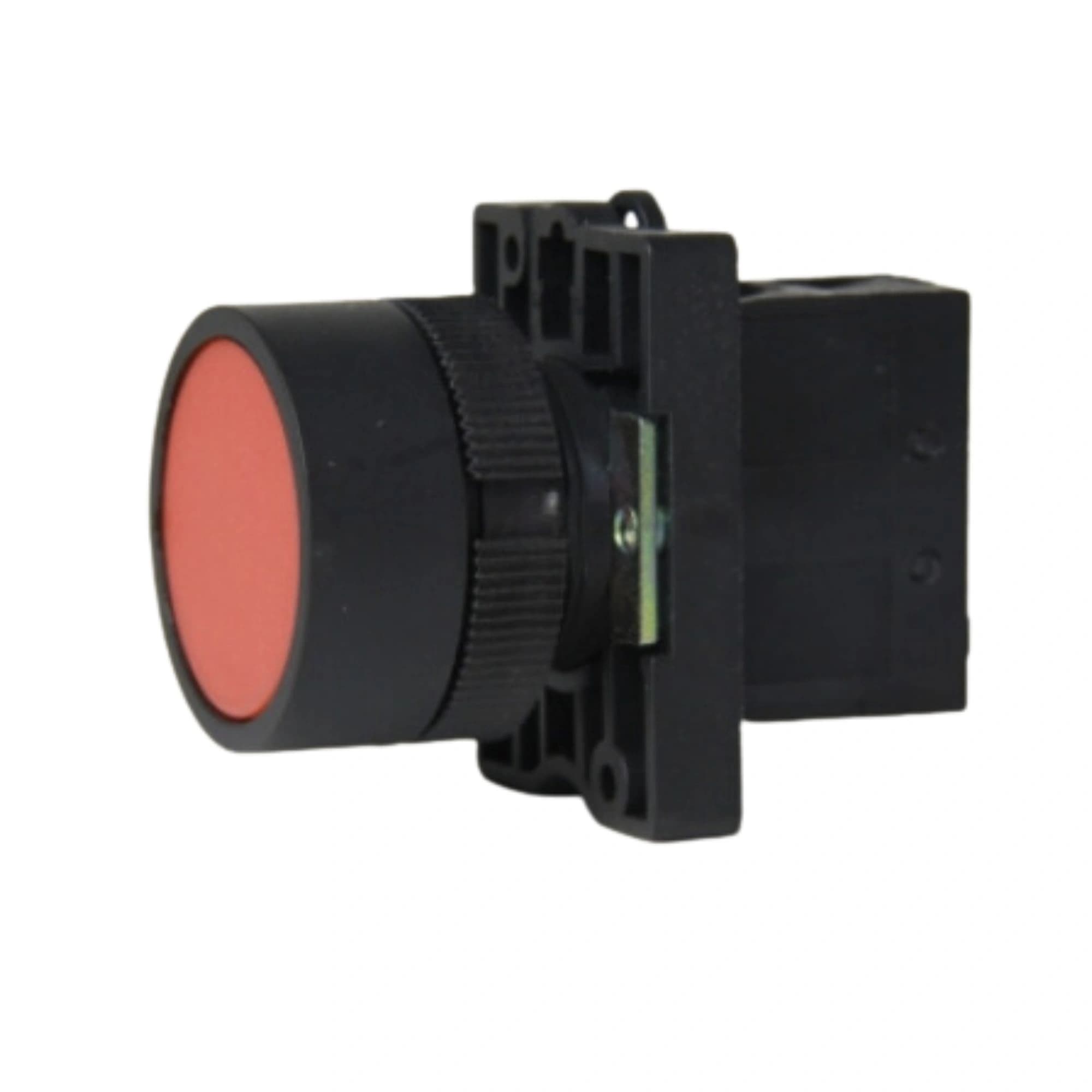 Botão de comando plástico 22mm vermelho 1 NF HB2-EA42