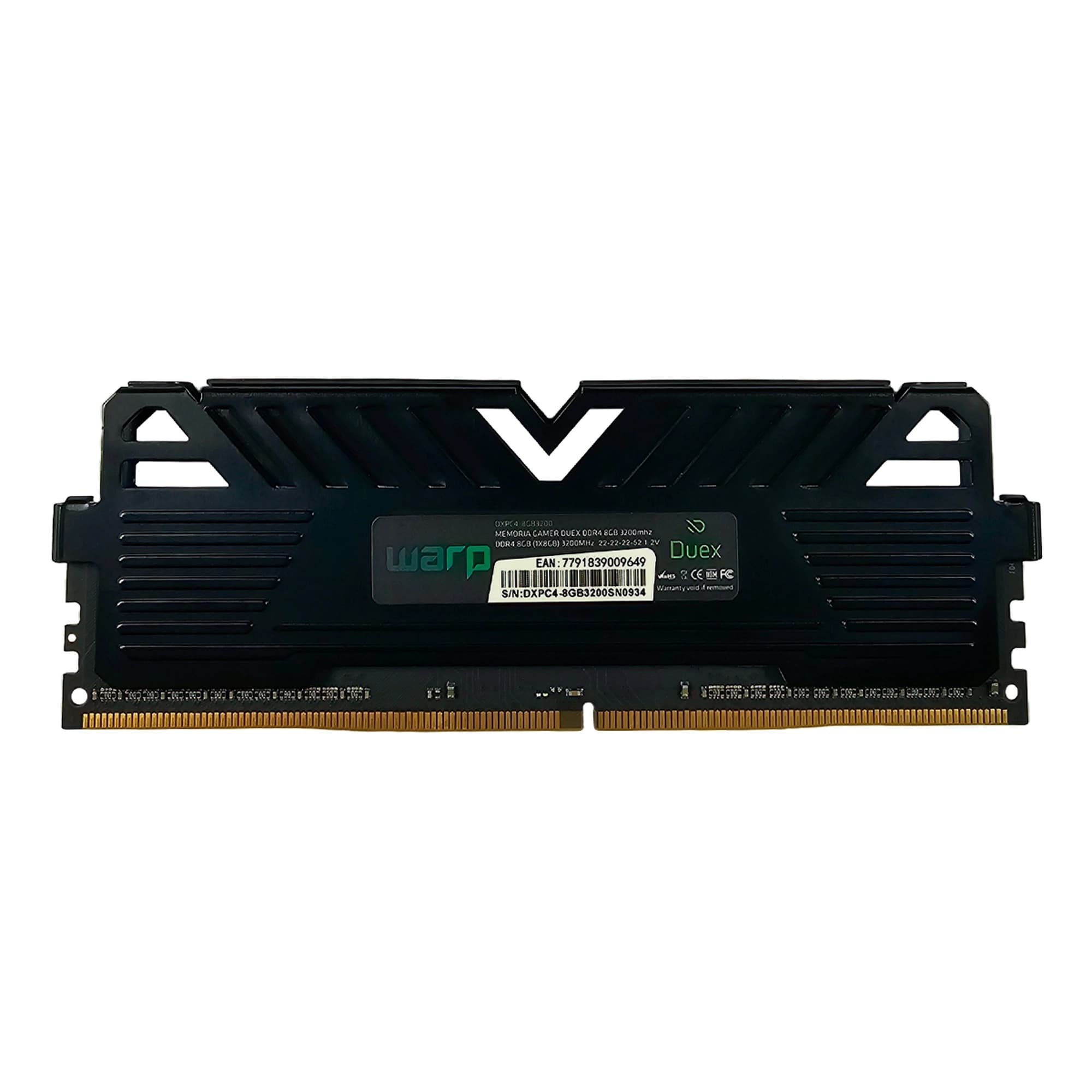 PENTE DE MEMORIA DDR4 16GB 3200MHZ DUEX DXPC16GB C/ DISSIPADOR