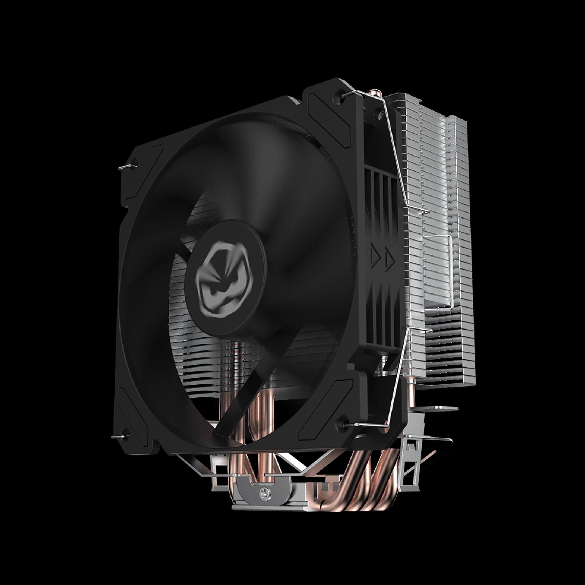 COOLER AIR COOLER PCYES TUNDRA 120 BLACK LED RAINBOW TDP 160W ACTBK120