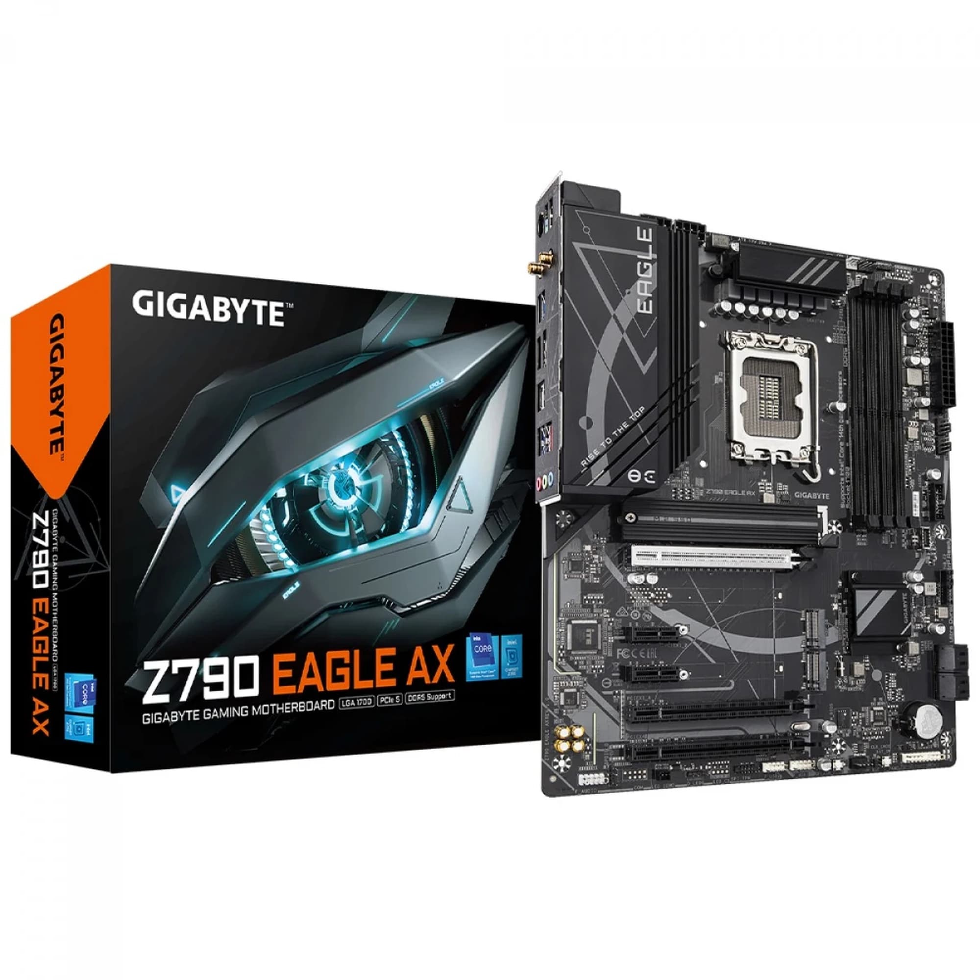 PLACA MAE GIGABYTE Z790 EAGLE AX WIFI (LGA 1700/4XDDR5/HDMI/DP/M.2/USB 3.2)