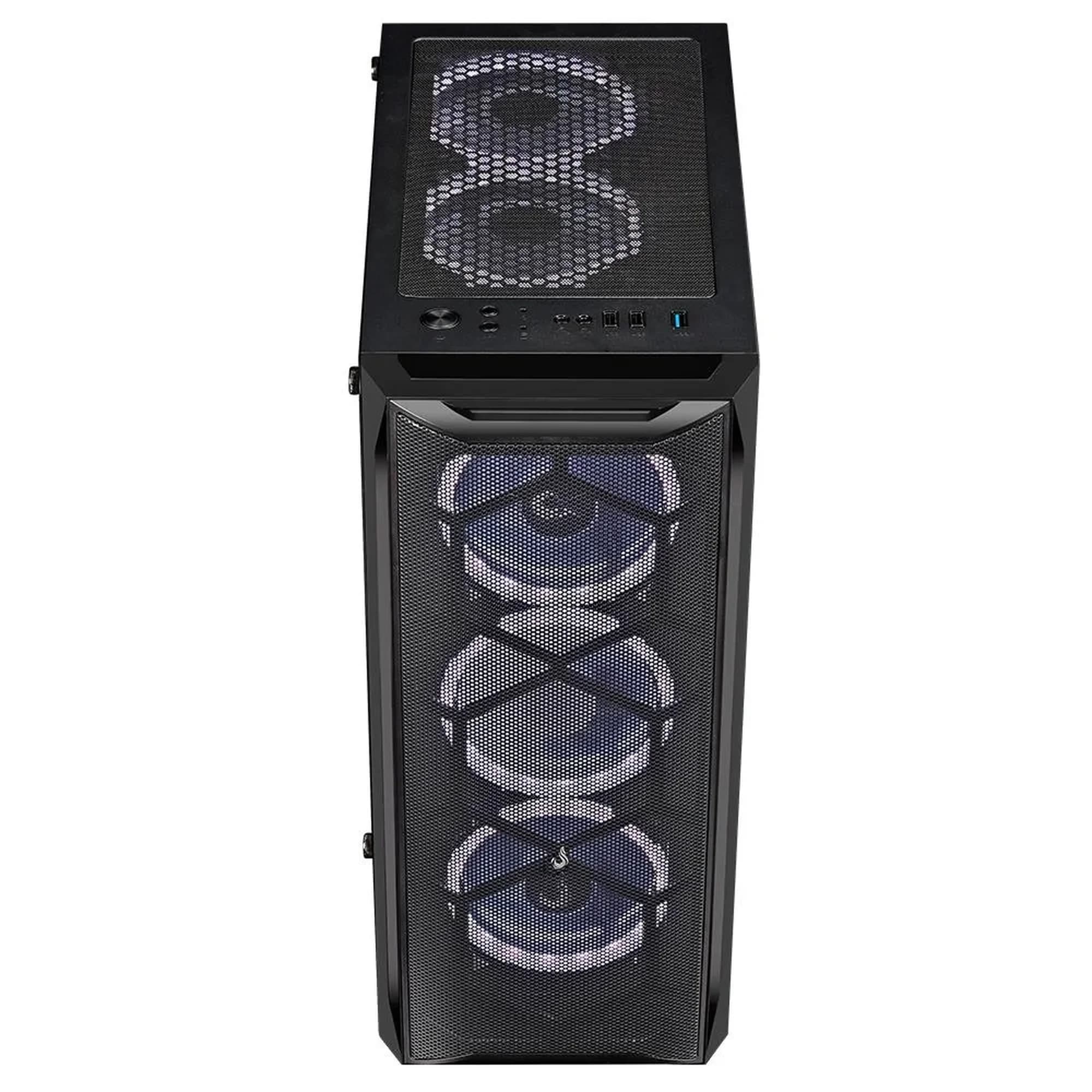 GABINETE GAMER RISE MODE Z3 LATERAL E FRONTAL E VIDRO TEMPERADO SEM FAN RM-Z03-03-FB