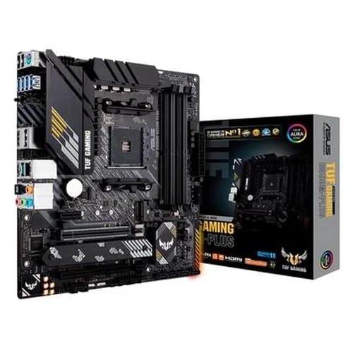 PLACA MAE ASUS TUF B550M-PLUS GAMING (AM4/ DDR4/ HDMI/ DISPLAYPORT/ M.2/ USB 3.2/ RGB)