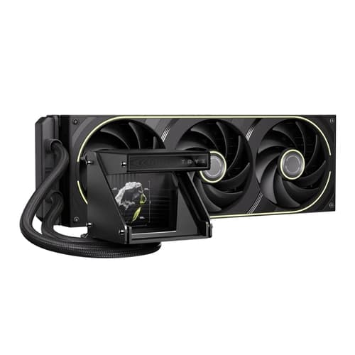 WATERCOOLER R5 TRYX HOLO BLACK 360MM COM TELA HOLOGRAFICA DE 3.5MM TDP 280W